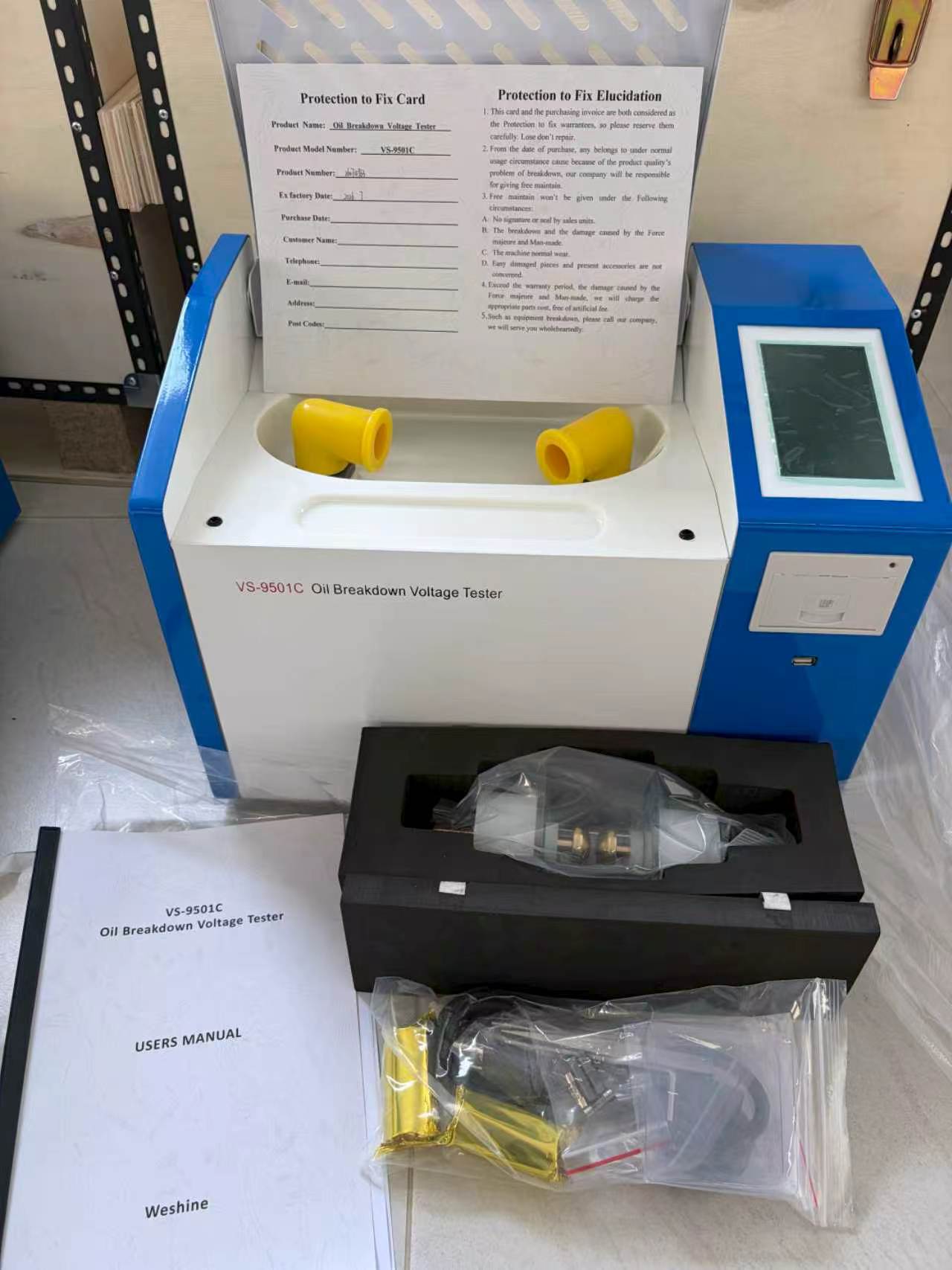 80kV/100kV Oil Break Down Tester (BDV Test Kit)